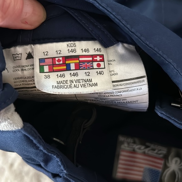 Spyder us ski team kids ski pants - Picture 4 of 6